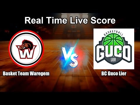 Basket Team Waregem vs BC Guco Lier Live Score - Belgium Belgian Basketball League 2