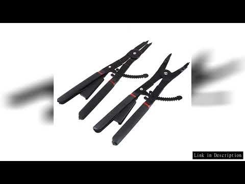 Universal Circlip Snap Ring Pliers Tool Set Retaining Ring With Crimp Removable Tips Circlip Pliers