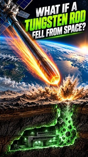 What If a Tungsten Rod Fell From Space? 🚀