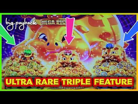 ULTRA RARE BOOSTED TRIPLE FEATURE on NEW RAKIN' BACON for HUGE WIN!