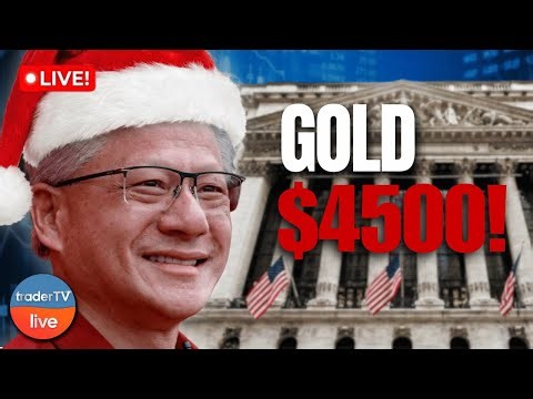 Stocks & Gold at All-Time Highs? 🤯 Nvidia Up + Novo Nordisk Pill | Dec 23 | LIVE Trading