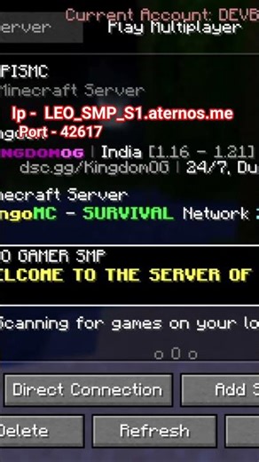 🍉 Join Best Survival Public Smp Server For Minecraft 🎀 | Java + PE | 24/7 Online | Free To Join 🌧️