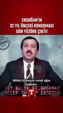 Cumhurbaşkanı Erdoğan'ın 32 Yıl Önceki Konuşması Gün Yüzüne Çıktı!