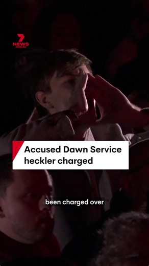 A man has been charged over his alleged involvement in racist heckling at an Anzac Day Dawn Service in Sydney. The 24-year-old is the first to face criminal consequences over the act, which Indigenous leaders have condemned as 'disgraceful'. #anzacday #sydney