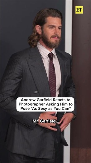 Andrew Garfield Reacts to Photographer Asking Him to Pose 'As Sexy as You Can' #andrewgarfield