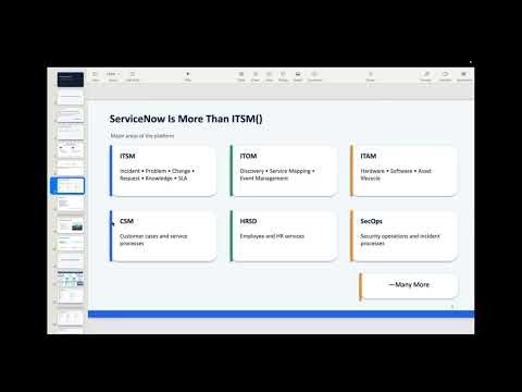 Introduction to ServiceNow