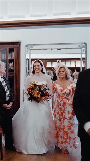 Molly & Jordan’s Emotional Aisle Walk at Pendrell Hall 💍 | Heartfelt Wedding Moment 🎥✨