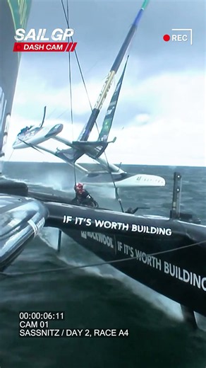 An unbelievable save! 🤯 #SailGP #sailing #racing