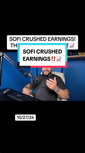 SOFI EARNINGS: SoFi Stock is EXPLODING!📈 #sofi #sofistock #stocks #finance #money