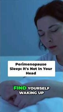 Waking Up at 3 AM? Blame Hormones & Perimenopause!