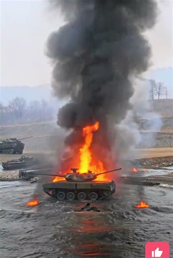 Military Exercise Disaster: Explosive Tank Ambush #military #marineservices #viralvideo #army #india