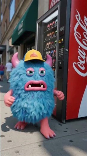 Zuno & Pip - Vending Machine Disaster #shorts #funny #animation #funny #seedance #monster