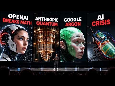 AI Exploded Again: AI Singularity, Anthropic Quantum, OpenAI Breaks Math, Google Argon...