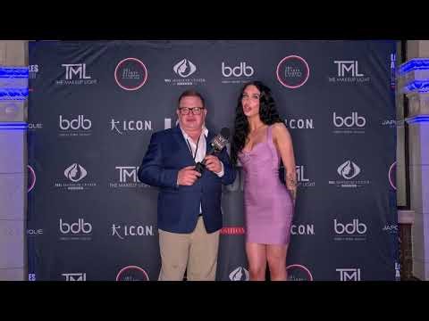 Ava Cherlyn talks about her Mom's dress backstage at Artheartsfashion LAFW