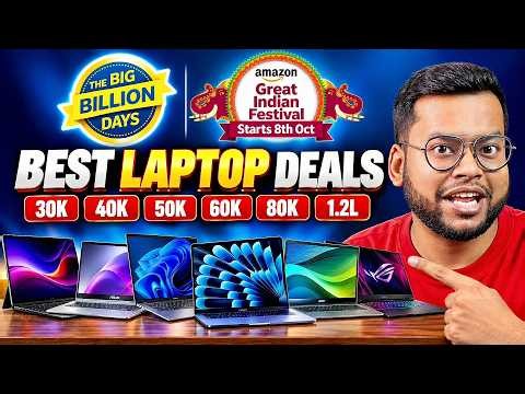 Best Laptop under 30k to 1.2L Flipkart Big Billion Days or Amazon Sale MacBook Air M5 & MacBook Neo