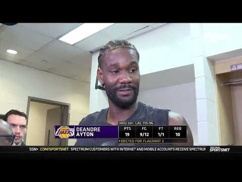 Deandre Ayton speaks to media after game 4 vs Rockets