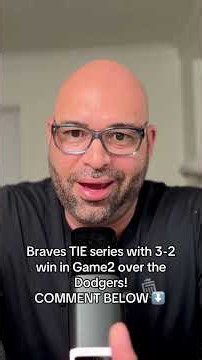Epic Braves 3-2 Win Over Dodgers in Game 2!