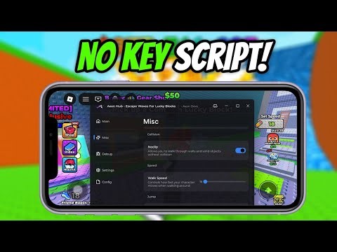 Escape Waves for Lucky Blocks SCRIPT (NO KEY) - AUTO STEAL, TELEPORT, FIND ALL LUCKY BLOCKS