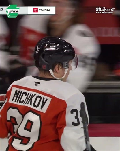 Matvei Michkov caps off a great win with a ENG 👏