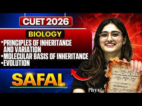 Biology Free Live Class CUET 2026 | Genetics + Molecular + Evolution | by Aarushi Ma'am