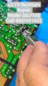 LG TV Backlight Repair: Burnt MOSFET Replacement (K5P50 to 4NF20L) #tv #sonytv #ledpanelrepair