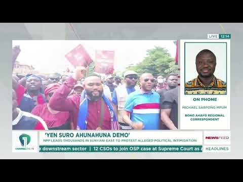 NPP ‘Yensuru Ahunahuna’ Protest Erupts in Sunyani Over Baba Amando Arrest | News Feed