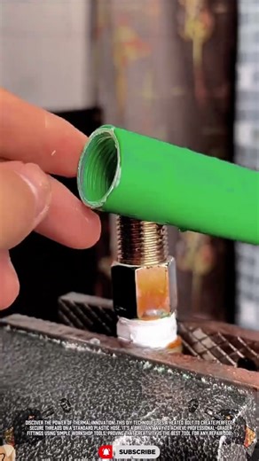 DIY Thermal Hose Threading Tool: Creative Heat-Press Innovation for Secure Pipe Fittings