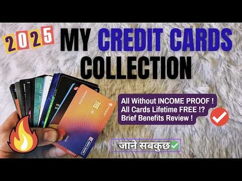 My Credit Cards COLLECTION 2025💥All WITHOUT INCOME Proof , Limits of All Lifetime #free #money #ai