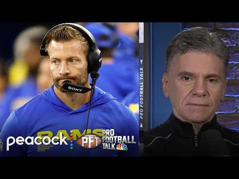 Why did Sean McVay seem upset after Rams picked Ty Simpson? | Pro Football Talk | NFL on NBC