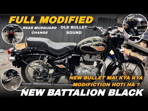 New 2026 Bullet 350 modification with old look & old sound 🤩all Daut clear🙏❤️#bullet #royalenfield