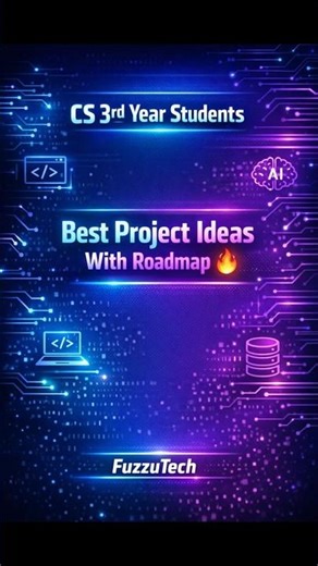 2 insane CS project ideas with roadmap 🔥 build these projects in 2026 #coding #csprojects #fuzzutech