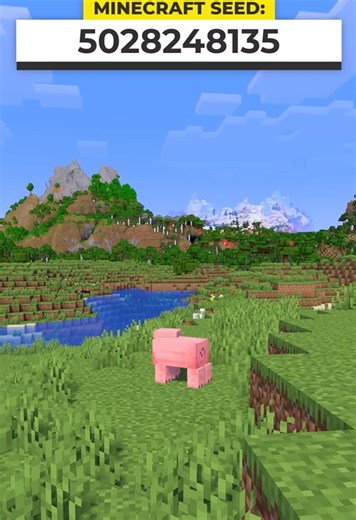 Minecraft seed with all biomes near spawn for fast exploration and survival