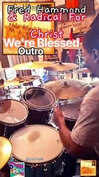 We're Blessed drumcover @TheRealFredHammond& Radical For Christ #cover #90sgospel