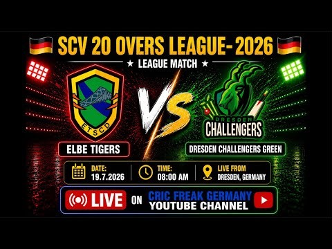 LIVE: T20 cricket in GERMANY #live #cricket #today