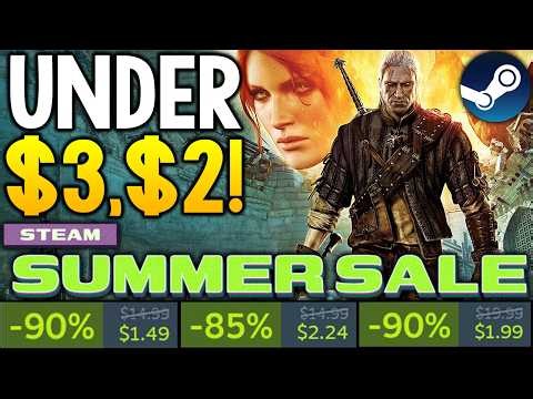 STEAM SUMMER SALE 2026 - Awesome EARLY Game Deals UNDER $2 and $3!
