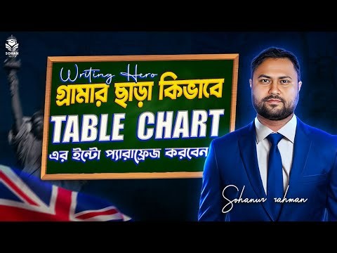 IELTS Writing Task 1 || গ্রামার ছাড়া কিভাবে Table Chart এর ইন্টো প্যারাফ্রেজ করবেন || 6 5 কনফার্ম