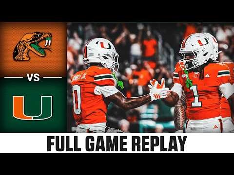 Florida A&M vs. Miami Full Game Replay | 2026 ACC Football