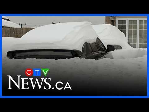 Historic storm buries Timmins under 60 cm of snow