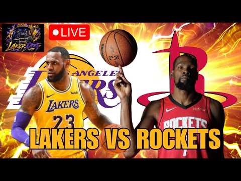 🏀 NBA PLAYOFFS 🏀 Los Angeles Lakers vs Houston Rockets LIVE Play by Play & Reaction Game 5