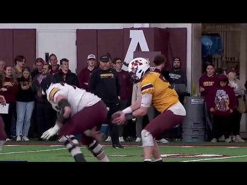 Spring practice continues for Gophers football team