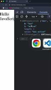 What is classList in JavaScript? 🤔 | JavaScript DOM