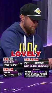 ACES CRACKED AT THE FINAL TABLE!!