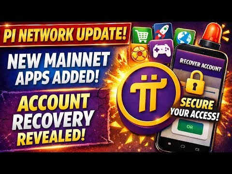 PI NETWORK UPDATE: New Mainnet Apps Added + Account Recovery Feature Revealed!