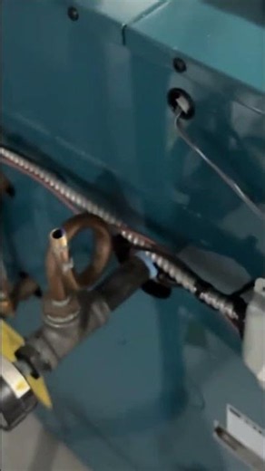 How to Clean and Test a Boiler Pressuretrol Pigtail #shorts