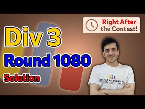 Codeforces Round 1080 (Div. 3) | Solutions by Arpa