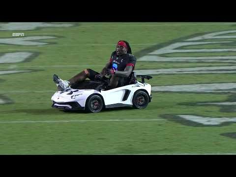 An EPIC CELEBRATION breaks out after Easton Royal's ONE-HANDED catch in the end zone 🚗 | SC NEXT