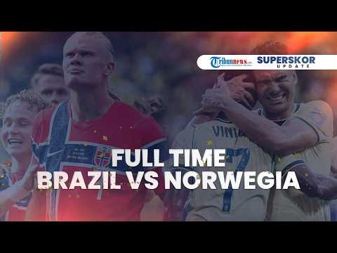FULL TIME: Brazil VS Norwegia, Brace Erling Haaland Singkirkan Tim Samba dari Piala Dunia 2026