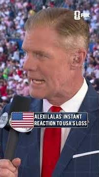 Alexi Lalas gives his thoughts after USA's loss
