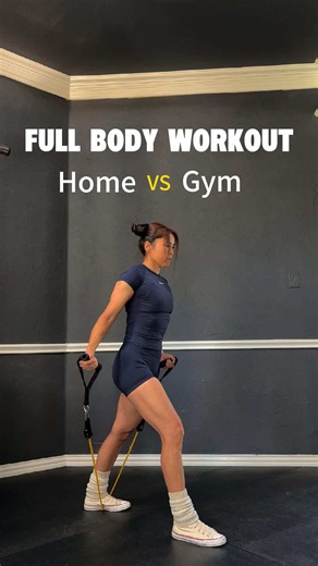 **HOME vs. GYM** I use @Fitbod App for my trainings Same muscles, different equipment! Whether you train at home or at the gym, both can help you build strength and muscle. RDL – Glutes Goblet Squat – Legs Bent-Over Row – Back Shoulder Press – Shoulders Lateral Raise – Side Delts Bicep Curl – Biceps Tricep Extension – Triceps Low-to-High Cable Fly – Upper Chest Consistency is key! **Which do you prefer, HOME or GYM?** #fitbodapp #gluteworkout #homeworkout #fullbodyworkout #legday