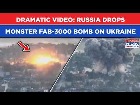 Chilling Video: Russia Unleashes FAB-3000 Bomb Fury On Ukraine As Putin's Revenge Became More Fierce